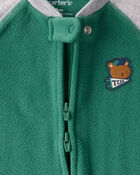 Baby Boy Bear Loose Fit Long-Sleeve Sleep & Play - Green, image 2 of 4 slides