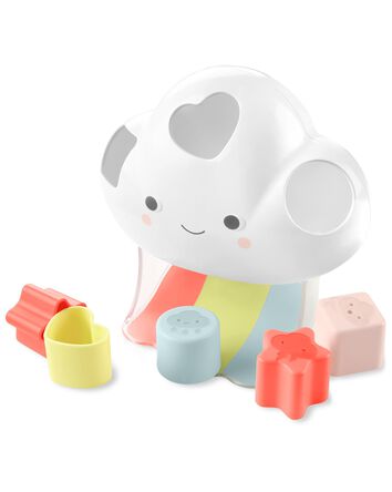 Silver Lining Cloud Feelings Shape Sorter Baby Toy, 