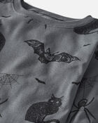 Kid Organic Cotton Pajamas Set in Spooky Creatures, image 2 of 4 slides