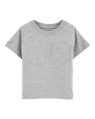 Toddler Grey Pocket Tee, image 1 of 3 slides