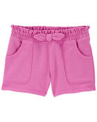 Toddler French Terry Pull-On Shorts, image 1 of 2 slides