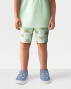 Toddler Butterfly Print Bike Shorts, image 1 of 4 slides
