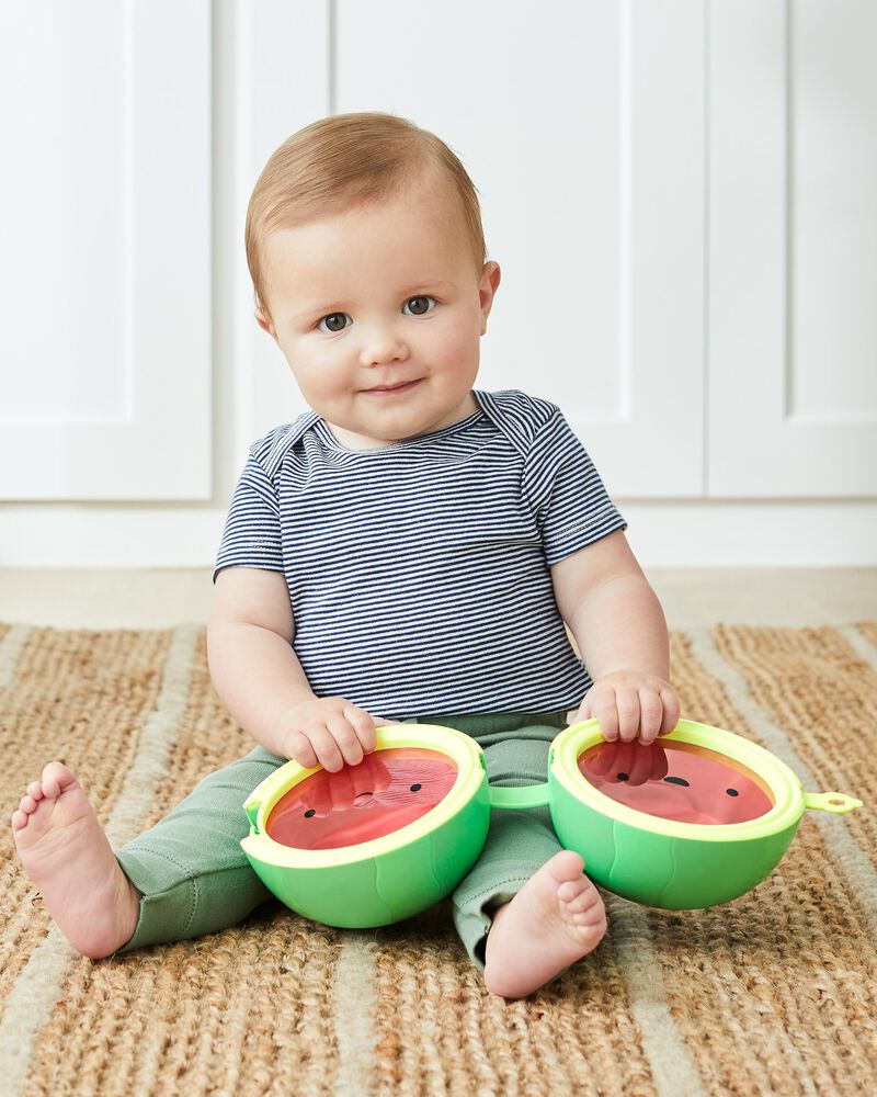Farmstand Melon Drum Baby Toy, image 13 of 13 slides
