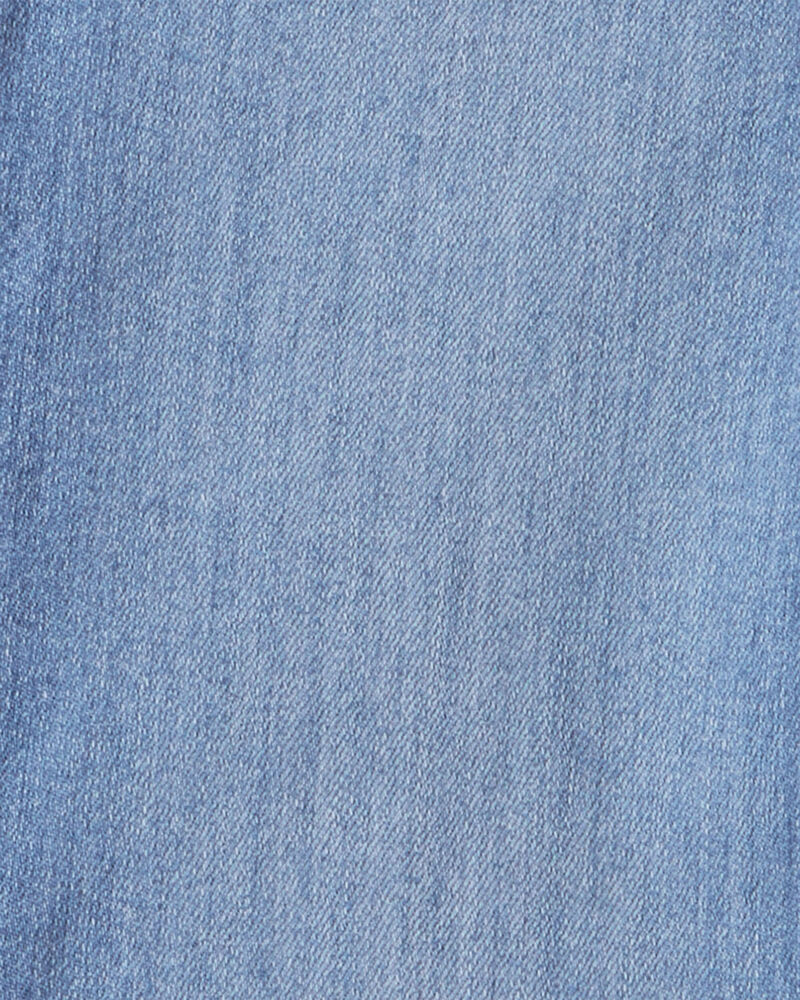 Girls Denim Bootcut Jeans - Blue, image 3 of 4 slides