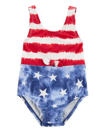 Baby 1-Piece Fourth of July  Swimsuit, 