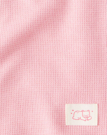 Baby Girl 2-Pack Waffle Knit Blankets - Pink, 