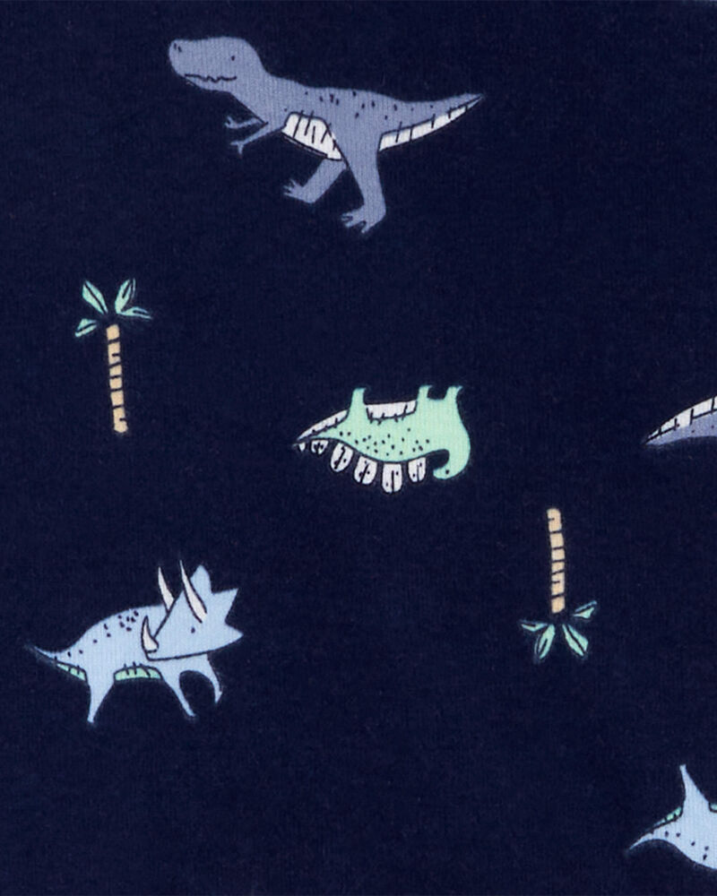 Baby 7-Piece Dinosaur  Short-Sleeve Bodysuits & Pull-On Pants Set, image 4 of 8 slides
