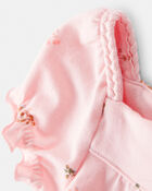 Baby Girl Floral Short-Sleeve Top - Pink, image 3 of 5 slides