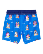 Toddler Bluey™ Swim Trunks- Blue, image 2 of 3 slides