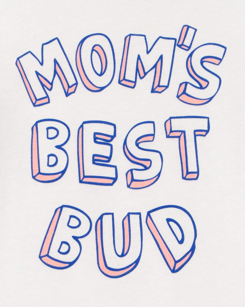 Toddler Mom's Best Bud Graphic Tee, image 2 of 3 slides