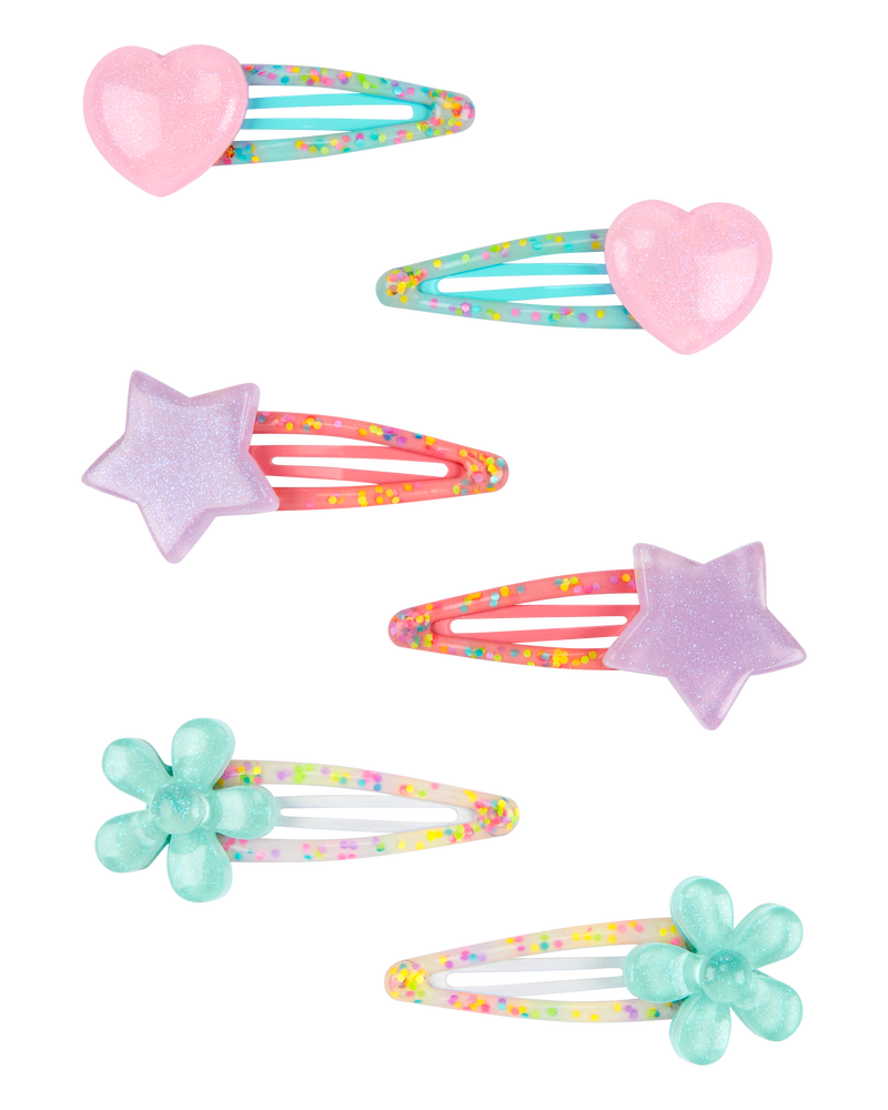 6-Pack Hair Clips, image 1 of 2 slides