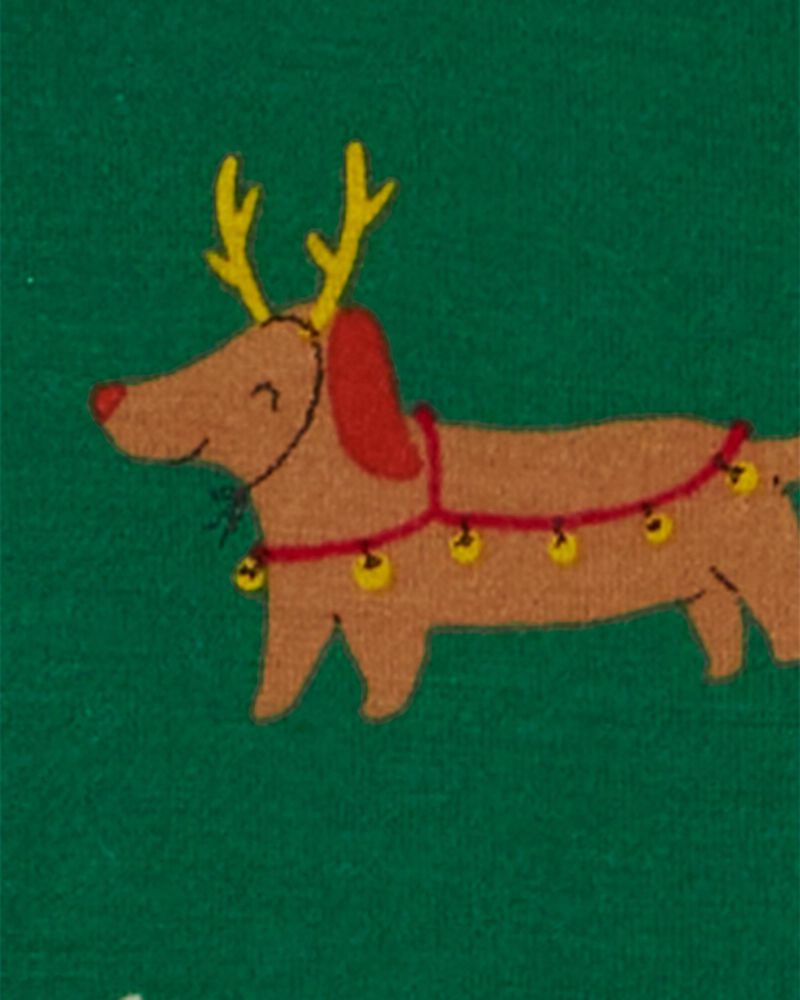 Baby 1-Piece Christmas Dog PurelySoft Footie Pajamas, image 3 of 5 slides
