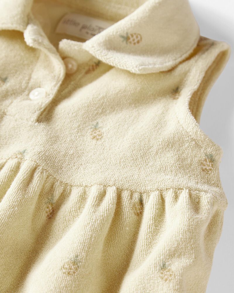 Baby Terry Dress Made with Organic Cotton, image 5 of 6 slides