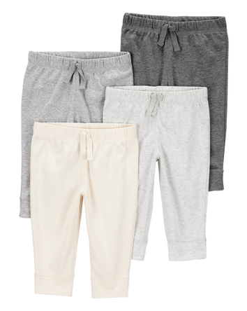 Baby 4-Pack Pull-On Pants, 