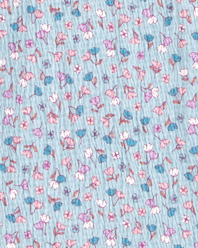 Toddler Floral Gauze Long-Sleeve Top - Floral, image 2 of 3 slides