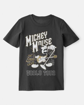 Kid Disney© Mickey Mouse Short-Sleeve Graphic Tee - Black, 