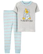 Toddler Disney Winnie The Pooh 100% Snug Fit Cotton Pajamas, image 1 of 3 slides