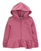 Toddler Embroidered Peplum Jacket, image 1 of 3 slides