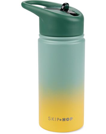 Wander Stainless Steel Straw Bottle - Ombré Green, 