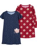 Navy - 2-Pack Nightgowns