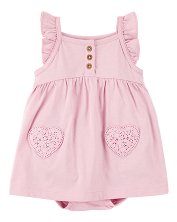 Baby Floral Flutter Sunsuit, 