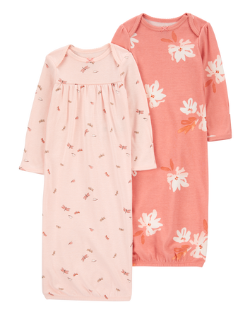 Baby 2-Pack Sleeper Gowns, 