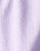 Baby Girl Cotton Cargo Joggers - Purple, image 4 of 5 slides