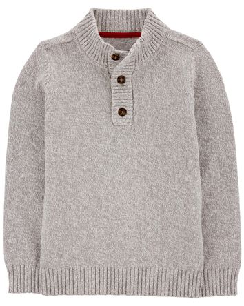 Kid Pullover Ribbed Sweater, 