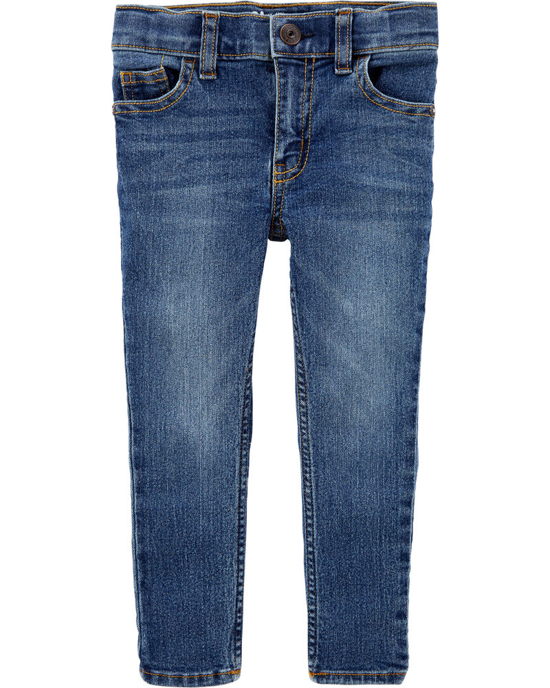 Kid Medium Wash Skinny-Leg Jeans, image 1 of 4 slides