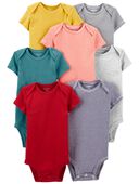 Multi - Baby 7-Pack Short-Sleeve Bodysuits