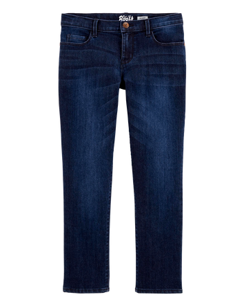 Kid Dark Wash Plus-Fit Skinny-Leg Jeans, 