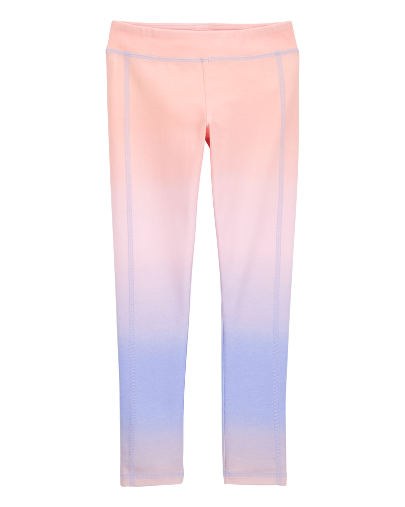 Kid High-Rise Ombre Leggings - Pink/Purple, image 1 of 4 slides