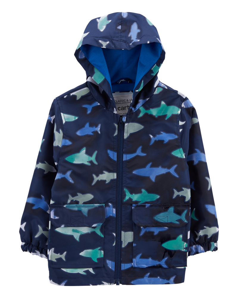 Baby Shark Color-Changing Rain Jacket, image 3 of 5 slides