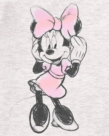 Kid Minnie Mouse Tee - Grey, 