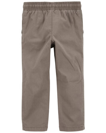 Drawstring Pants with Reinforced Knees, 