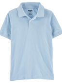 Light Blue - Kid Light Blue Piqué Polo Shirt