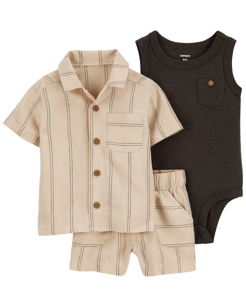 Baby 3-Piece Outfit Set Made With LENZING™ ECOVERO™ , image 1 of 5 slides