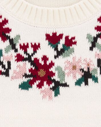 Kid Holiday Cotton Sweater, 