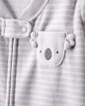 Baby Koala Long-Sleeve Wearable Blanket - Grey, 