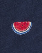 Toddler 4th Of July Icons Button-Down Shirt, image 2 of 3 slides