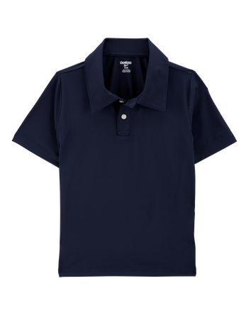 Kid Active Uniform Polo Shirt in Moisture Wicking BeCool™ Fabric - Navy, 