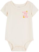 Ivory - Baby Best Buds With Dad Cotton Bodysuit