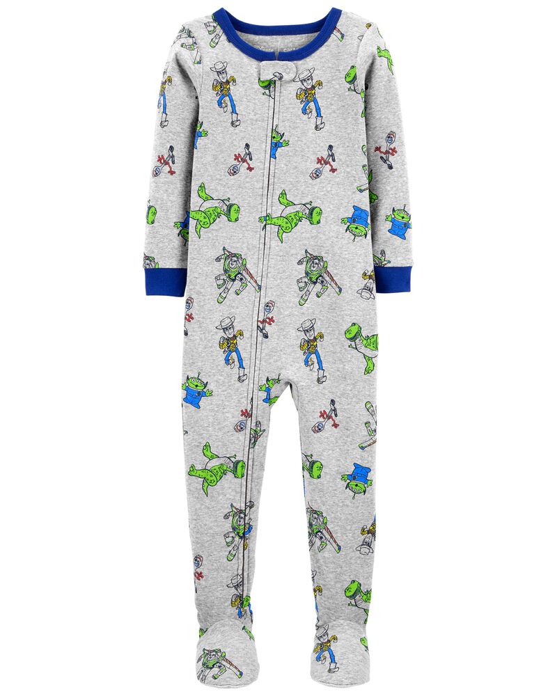 Toddler 1-Piece Toy Story 100% Snug Fit Cotton Pajamas, image 1 of 5 slides