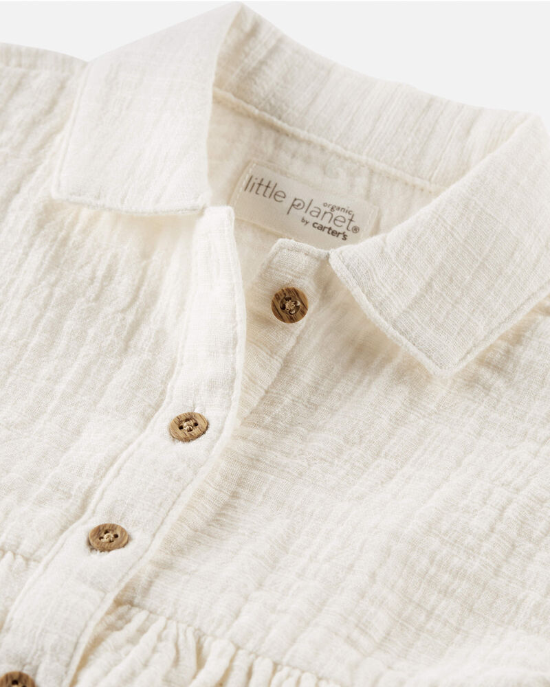 Baby Organic Cotton Gauze Dress, image 5 of 6 slides