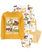 Toddler 4-Piece Construction 100% Snug Fit Cotton Pajamas, image 1 of 4 slides