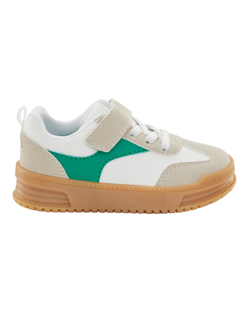 Toddler Casual Sneakers - Green/White, image 2 of 7 slides