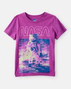 Kid NASA Space Short-Sleeve Graphic Tee - Purple, image 1 of 2 slides
