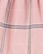 Baby 2-Piece Plaid Dress & Sherpa Vest Set, image 5 of 7 slides