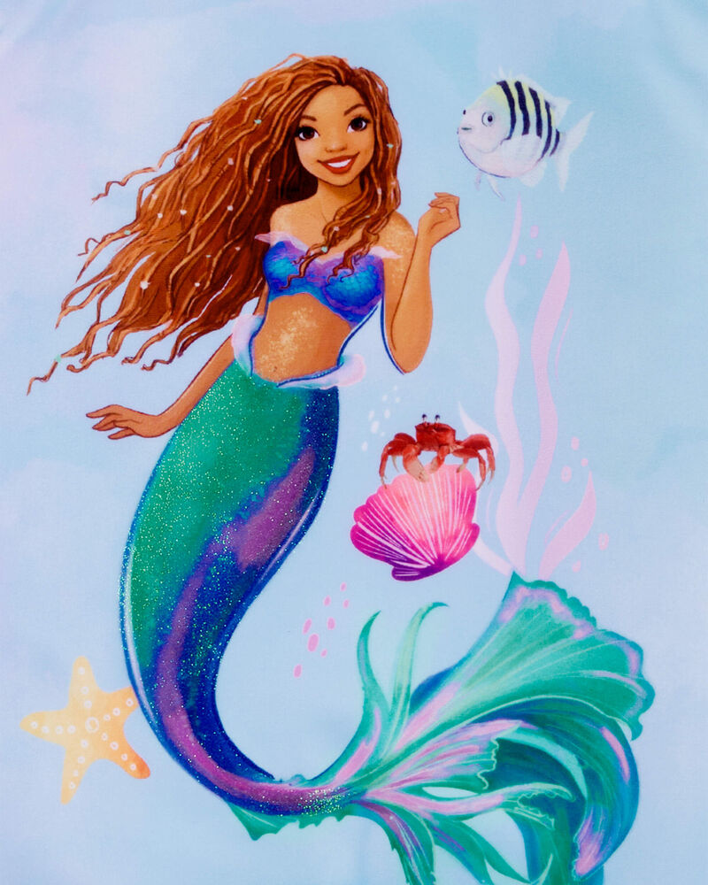 Kid The Little Mermaid 2-Piece Rashguard Set, image 2 of 2 slides