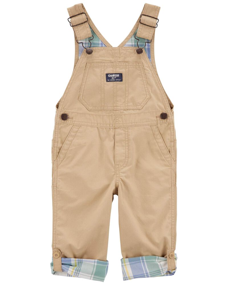 Toddler Lightweight Canvas Overalls, image 1 of 4 slides